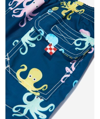 MC2 Saint Barth Boys Octopus Swim Shorts in Navy prix pour 