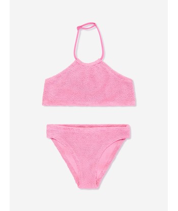 MC2 Saint Barth Girls Crinkle Halter Bikini in Pink pour bénéficier 