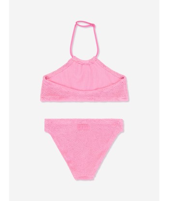 MC2 Saint Barth Girls Crinkle Halter Bikini in Pink pour bénéficier 