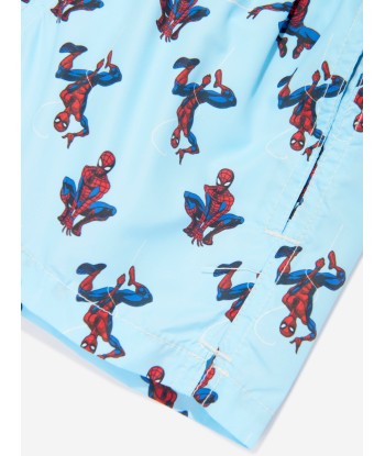 MC2 Saint Barth Boys Spidey Hanging Swim Shorts in Multicolour shop