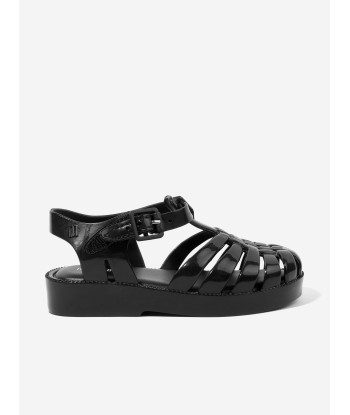 Mini Melissa Girls Possession Sandals in Black 2023