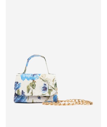 Marchesa Girls Chain Embellished Mini Bag in Blue (20cm) shop