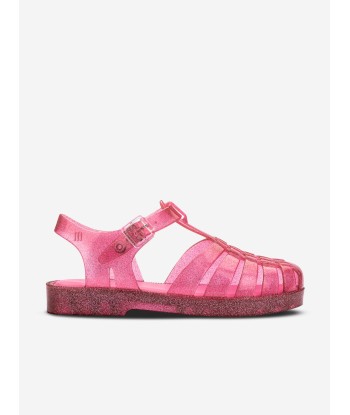 Mini Melissa Girls Possession Shiny Sandals in Pink Comment ça marche