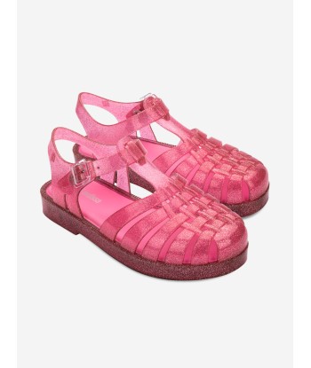 Mini Melissa Girls Possession Shiny Sandals in Pink Comment ça marche