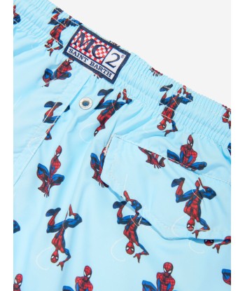 MC2 Saint Barth Boys Spidey Hanging Swim Shorts in Multicolour shop