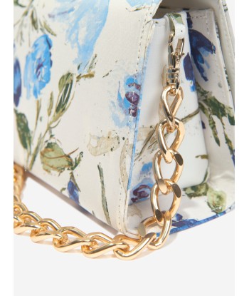 Marchesa Girls Chain Embellished Mini Bag in Blue (20cm) shop