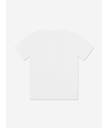 Roberto Cavalli Boys Logo T-Shirt in White france