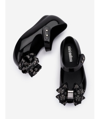 Mini Melissa Girls Ultragirl Sweet Shoes in Black de France