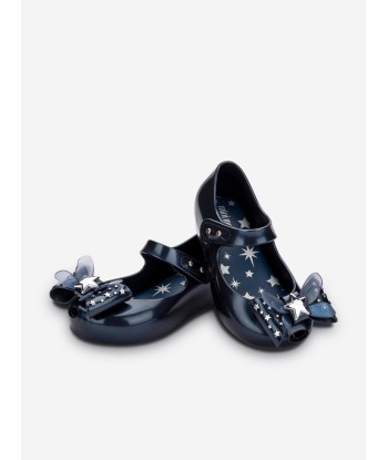 Mini Melissa Girls Ultragirl Star II Shoes in Blue pas cher 