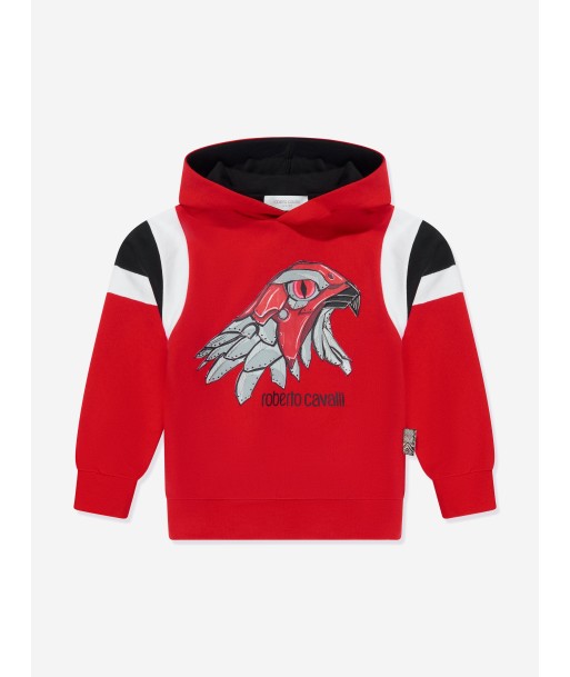 Roberto Cavalli Boys Eagle Hoodie in Red vous aussi creer 