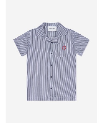 Trussardi Boys Copren Short Sleeve Shirt in Navy la colonne vertébrale