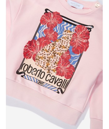 Roberto Cavalli Girls Heritage Sweatshirt in Pink acheter en ligne