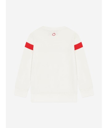 Trussardi Kids Samiel Logo Sweatshirt in White À commander