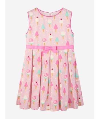 Rachel Riley Girls Ice Cream Dress in Pink la colonne vertébrale