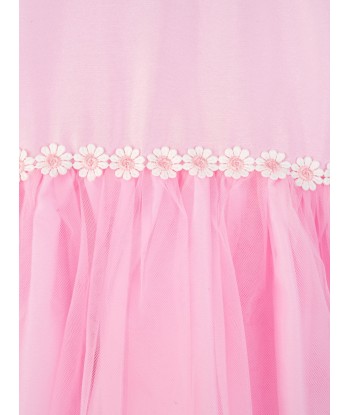 Rachel Riley Girls Daisy Tulle Dress in Pink acheter