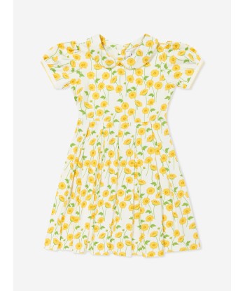 Rachel Riley Girls Buttercup Jersey Dress in Yellow JUSQU'A -70%! 