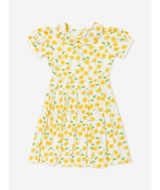 Rachel Riley Girls Buttercup Jersey Dress in Yellow JUSQU'A -70%! 