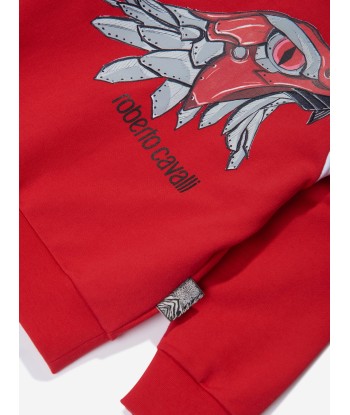 Roberto Cavalli Boys Eagle Hoodie in Red vous aussi creer 