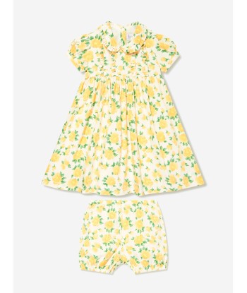 Rachel Riley Baby Girls Marigold Dress And Bloomers in Yellow de l' environnement