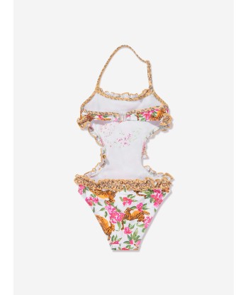 Selini Action Girls Floral Tiger Swimsuit in Multicolour suggérées chez