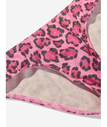 Selini Action Girls Leopard And Floral Bikini in Pink de la marque