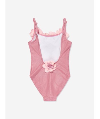 Selini Action Girls Flower Swimsuit in Pink Livraison rapide