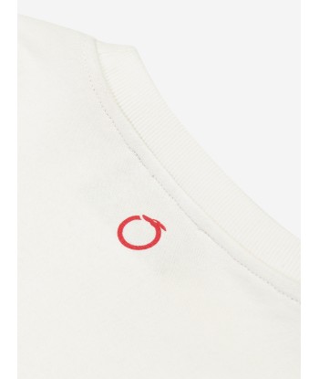 Trussardi Kids Samiel Logo Sweatshirt in White À commander