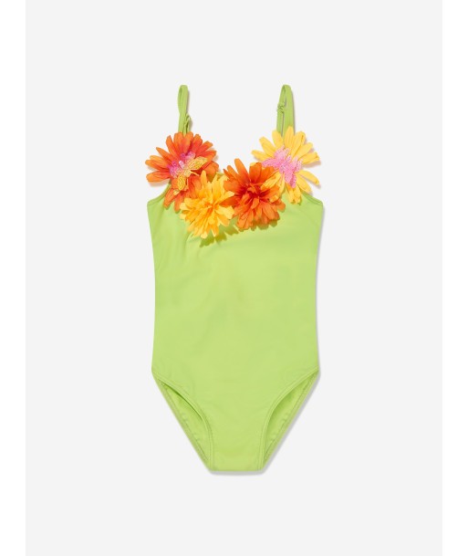 Selini Action Girl Flower Swimsuit in Green du meilleur 