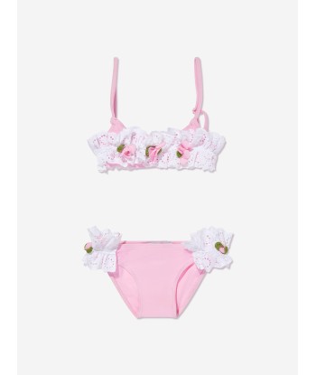 Selini Action Girls Broderie Anglaise Bikini in Pink s'inspire de l'anatomie humaine