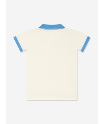 Trussardi Boys Achen Polo Shirt in Ivory Economisez 