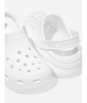 Crocs Kids Cutie Crush Clog in White la livraison gratuite