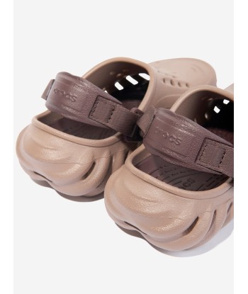 Crocs Kids Echo Clog in Brown de pas cher