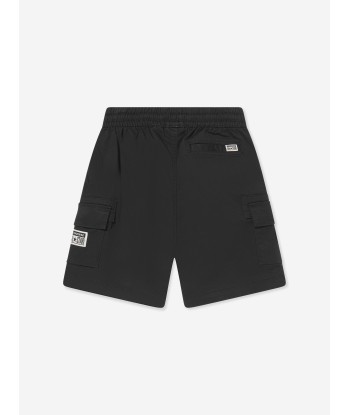 Converse Boys Lifestyle Woven Cargo Shorts in Black Les magasins à Paris et en Île-de-France