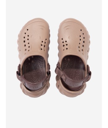 Crocs Kids Echo Clog in Brown de pas cher