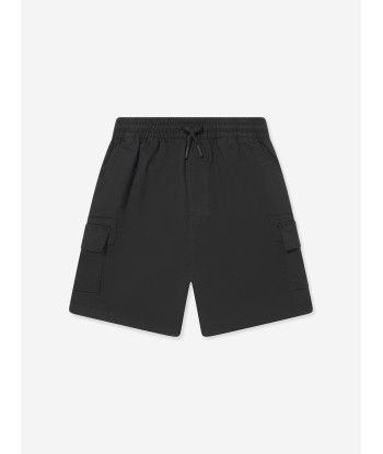 Converse Boys Lifestyle Woven Cargo Shorts in Black Les magasins à Paris et en Île-de-France