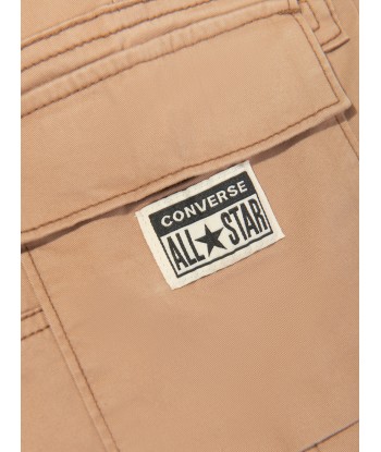 Converse Boys Lifestyle Woven Cargo Joggers in Brown l'achat 