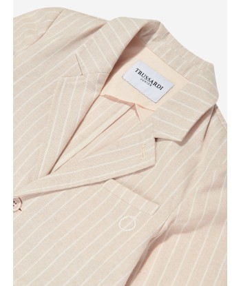 Trussardi Boys Sokel Blazer in Beige s'inspire de l'anatomie humaine