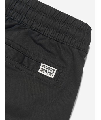 Converse Boys Lifestyle Woven Cargo Shorts in Black Les magasins à Paris et en Île-de-France