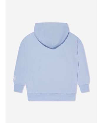 Converse Girls Oversized Chuck Patch Hoodie in Blue français