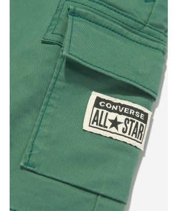 Converse Boys Lifestyle Woven Cargo Shorts in Green Profitez des Offres !