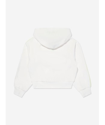 Converse Girls Half Zip Boxy Utility Hoodie in Ivory Les magasins à Paris