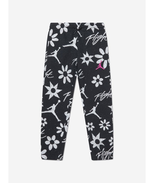 Jordan Girls Floral Flight AOP Joggers in Black basket pas cher