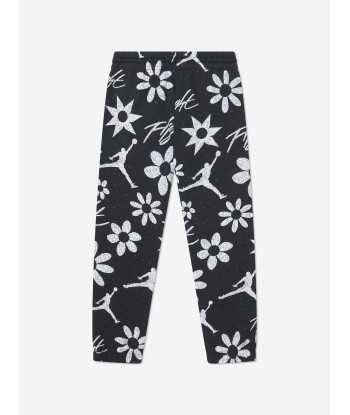 Jordan Girls Floral Flight AOP Joggers in Black basket pas cher