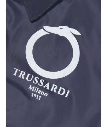 Trussardi Boys Balio Zip Up jacket in Navy 2023