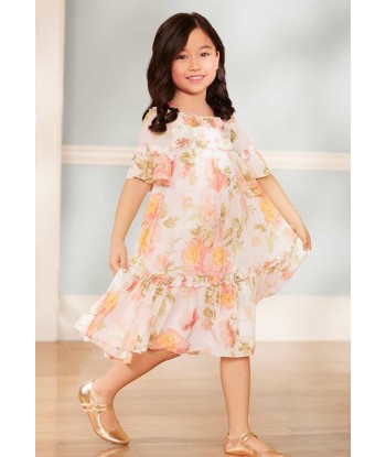 Needle & Thread Girls Peony Promise Chiffon Dress in Multicolour JUSQU'A -70%! 