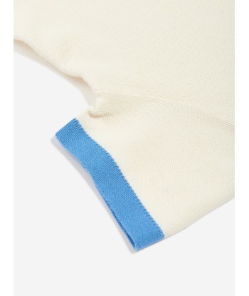 Trussardi Boys Achen Polo Shirt in Ivory Economisez 