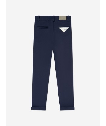 Trussardi Boys Sly Chino Trousers in Navy 2 - 3 jours ouvrés.