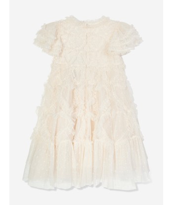 Needle & Thread Girls Amorette Dress in Ivory Toutes les collections ici