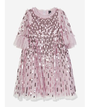 Needle & Thread Girls Sequin Dash Dress in Purple le des métaux précieux