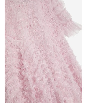 Needle & Thread Girls Verity Ruffle Dress in Pink de votre